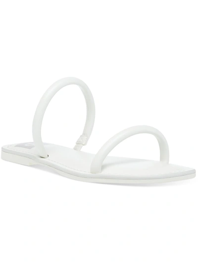 Dolce Vita Jelly Womens Slip On Slides Slide Sandals In White