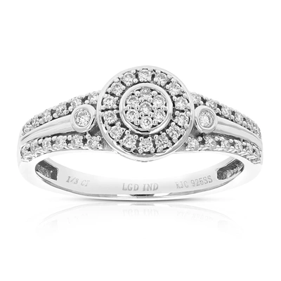 Vir Jewels 1/5 Cttw Round Lab Grown Diamond Wedding Engagement Ring For Women .925 Sterling Silver