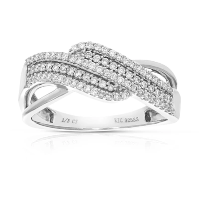 Vir Jewels 1/3 Cttw Round Cut Lab Grown Diamond Wedding Engagement Ring .925 Sterling Silver