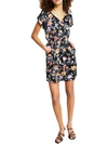 Hippie Rose Juniors Womens Dolman Mini Fit & Flare Dress In Black