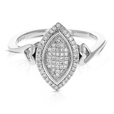 Vir Jewels 1/5 Cttw Round Cut Lab Grown Diamond Engagement Ring For Women .925 Sterling Silver Prong Set