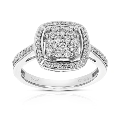 Vir Jewels 1/2 Cttw Round Cut Lab Grown Diamond Prong Set Engagement Ring .925 Sterling Silver
