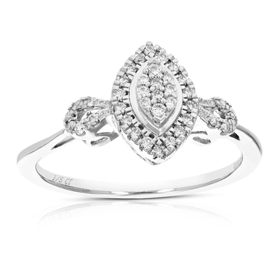 Vir Jewels 1/5 Cttw Round Cut Lab Grown Diamond Wedding Engagement Ring For Women .925 Sterling Silver