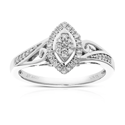 Vir Jewels 1/5 Cttw Round Cut Lab Grown Diamond Wedding Engagement For Women Ring .925 Sterling Silver
