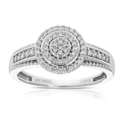Vir Jewels 1/4 Cttw Round Lab Grown Diamond Engagement Ring For Women .925 Sterling Silver Prong Set