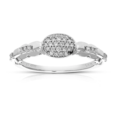 Vir Jewels 1/6 Cttw Round Lab Grown Diamond Engagement Ring For Women .925 Sterling Silver Prong Set