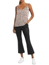 THEORY WOMENS LEOPARD PRINT TANK PULLOVER TOP