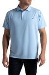 HYPERNATURAL HYPERNATURAL MOJAVE SUPIMA® COTTON BLEND FEATHER JERSEY POLO