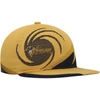 MITCHELL & NESS YOUTH MITCHELL & NESS GOLD/NAVY NEW YORK TITANS GRIDIRON CLASSIC SPIRAL SNAPBACK HAT