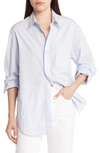 Citizens Of Humanity Kayla Oversize Poplin Button-up Shirt In Santa Cruz