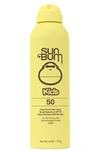 SUN BUM KIDS BROAD SPECTRUM SPF 50 CLEAR SUNSCREEN SPRAY