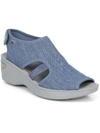 Bzees Dream Womens Cut-out Wedges In Multi