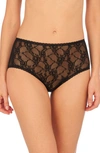 Natori Bliss Allure Lace Full Briefs In Indigo