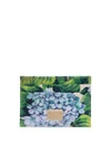 DOLCE & GABBANA Hydrangea-Print Leather Card Case
