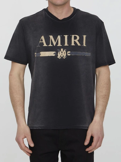 Amiri Ma Bar Logo棉质t恤 In Black