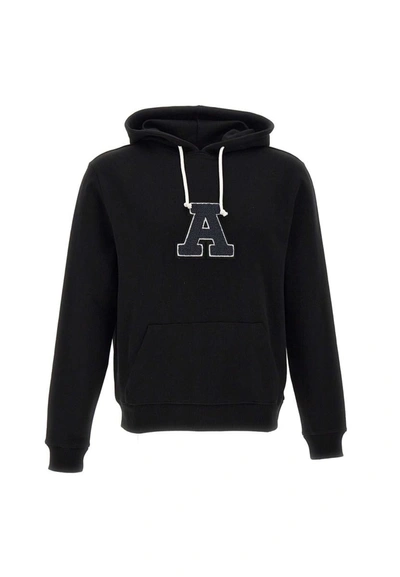 Axel Arigato Catch Organic Cotton Hoodie In Black