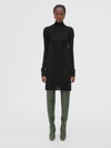 Bottega Veneta Stud-detail Rib-knit Mini Dress In Black