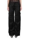Tom Ford Cargo Pants With Concealed Zipper Closure In Black