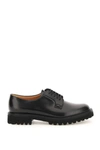 Church's Shannon Derby Shoes In Brushed Leather In Black