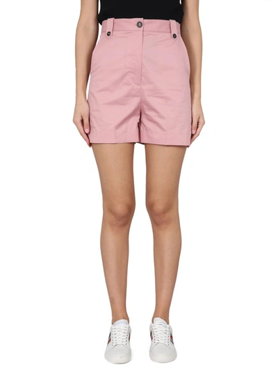 Ps By Paul Smith Cotton Shorts In Pink