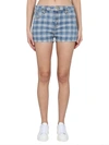 Ami Alexandre Mattiussi 5 Pockets Miniskirt Bleu Javel 29 In Blue