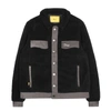 Dime Sherpa Denim Jacket In Nero