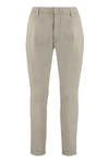 Dondup Chino Trousers Featuring Roll-up Cuffs In Turtledove