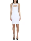 Dsquared2 Dsquared Women Dress Cut Out In White