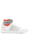 DSQUARED2 DSQUARED2 LOGO LEATHER SNEAKERS
