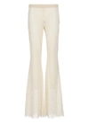Dsquared2 Laced Super Flared Trousers In White