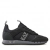 Ea7 Logo-print Low-top Sneakers In Black