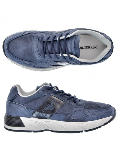 Emporio Armani Shoes In Blue