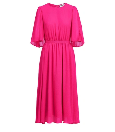 Essentiel Antwerp Dazzers Cape Midi Press In Pink Haze