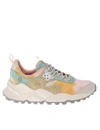 FLOWER MOUNTAIN FLOWER MOUNTAIN SNEAKERS IN SUEDE AND NULON