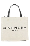 Givenchy Cabas G-tote Mini En Toile In White