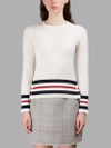 THOM BROWNE OFF-WHITE SWEATER