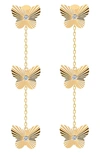 Gabi Rielle 14k Over Silver Earrings In Gold