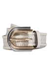 MICHAEL KORS TWO-TONE LOGO BELT