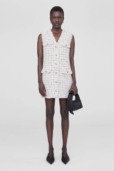 人気が高い  In Plaid White In Dress Janet Bing Anine Black_white ModeSens | ワンピース