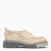 Off-white Beige Suede Boat Shoe In Beige