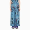 Marni High-waist Wide-leg Trousers In Light Blue