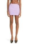 Nensi Dojaka Hip Hearts Mini Skirt In Lavendula Lavndl