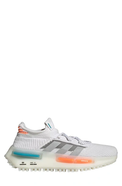 Adidas Originals Nmd_s1 Trainers In Off-white And Multi