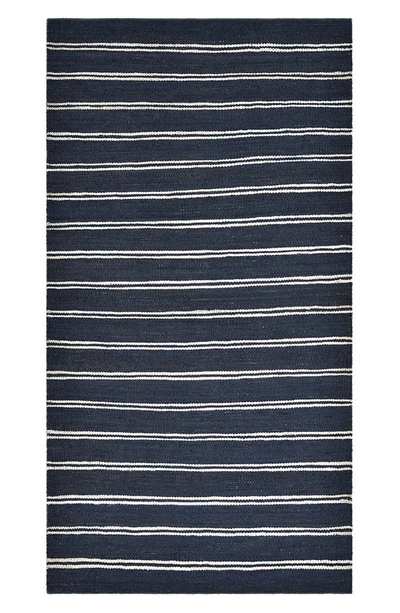 SOLO RUGS LILLY STRIPE HANDMADE AREA RUG