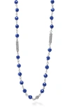 Lagos Caviar Icon Ultramarine Ceramic Bead Necklace In Marine