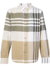 MONCLER button-down plaid shirt,520200033126