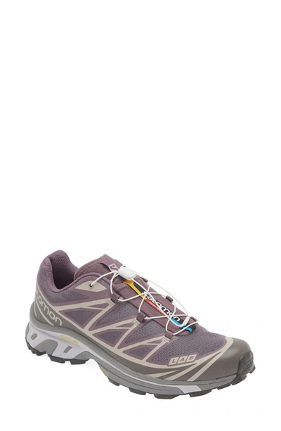 Salomon Xt-6 Sneakers Purple In Moonscape/plum Kitten/gull