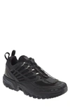 Salomon Acs Pro Advanced Leather-trimmed Mesh Sneakers In Black