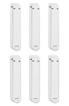 Nike Kids' 6-pack Crew Socks In White/ Black