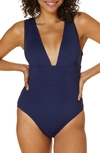 ANDIE MYKONOS PLUNGE ONE-PIECE SWIMSUIT